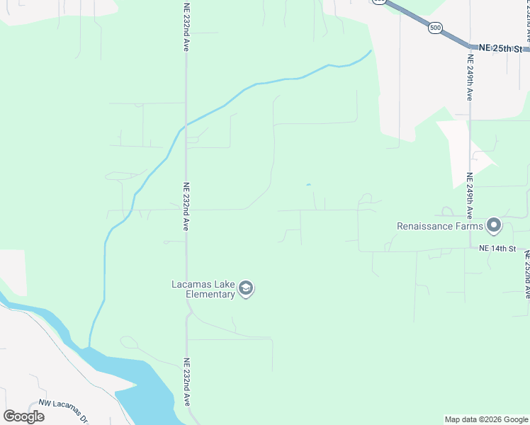 map of restaurants, bars, coffee shops, grocery stores, and more near 23609 Northeast Weakley Road in Camas
