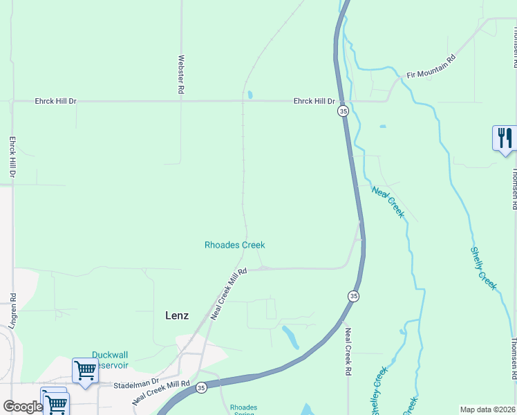 map of restaurants, bars, coffee shops, grocery stores, and more near 3178 Neal Creek Mill Road in Hood River