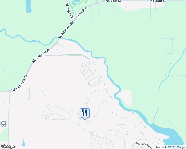 map of restaurants, bars, coffee shops, grocery stores, and more near 4014 Northwest 76th Avenue in Camas