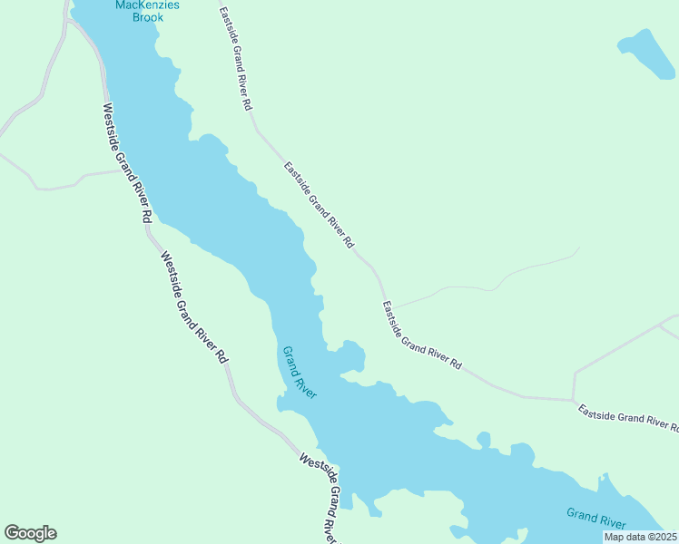 map of restaurants, bars, coffee shops, grocery stores, and more near 290 Eastside Grand River Road in Richmond, Subd. B