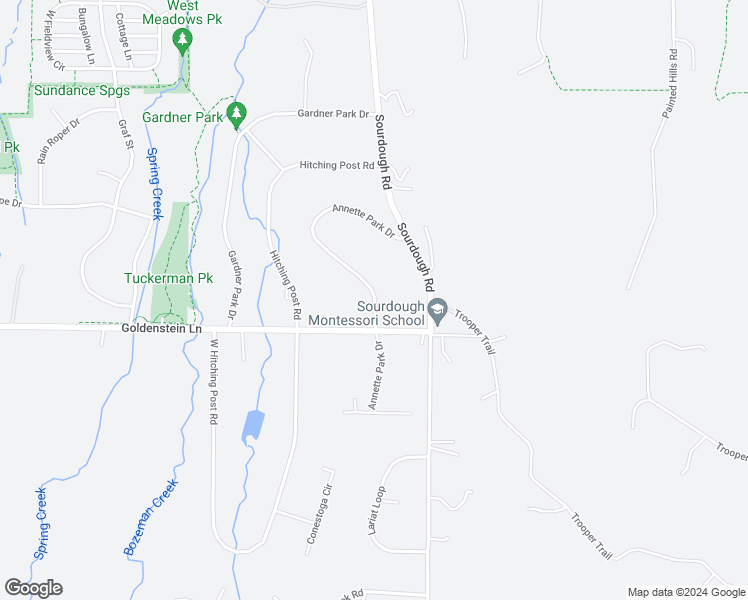 map of restaurants, bars, coffee shops, grocery stores, and more near 37 Annette Park Drive in Bozeman
