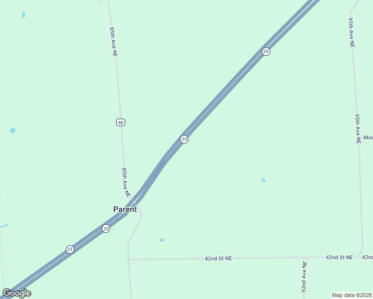map of restaurants, bars, coffee shops, grocery stores, and more near 8760 Minnesota 23 in Foley