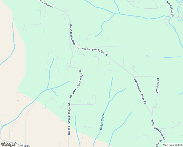 map of restaurants, bars, coffee shops, grocery stores, and more near 16401 NW Pumpkin Ridge Rd in North Plains