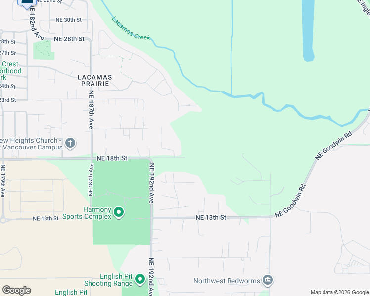 map of restaurants, bars, coffee shops, grocery stores, and more near 1805 Northeast 193rd Court in Vancouver