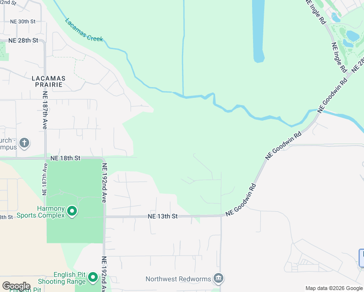 map of restaurants, bars, coffee shops, grocery stores, and more near Northeast 196th Avenue in Clark County