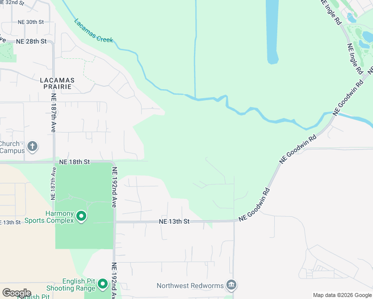 map of restaurants, bars, coffee shops, grocery stores, and more near 1817 Northeast 195th Avenue in Camas