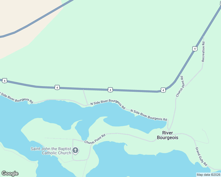 map of restaurants, bars, coffee shops, grocery stores, and more near in River Bourgeois