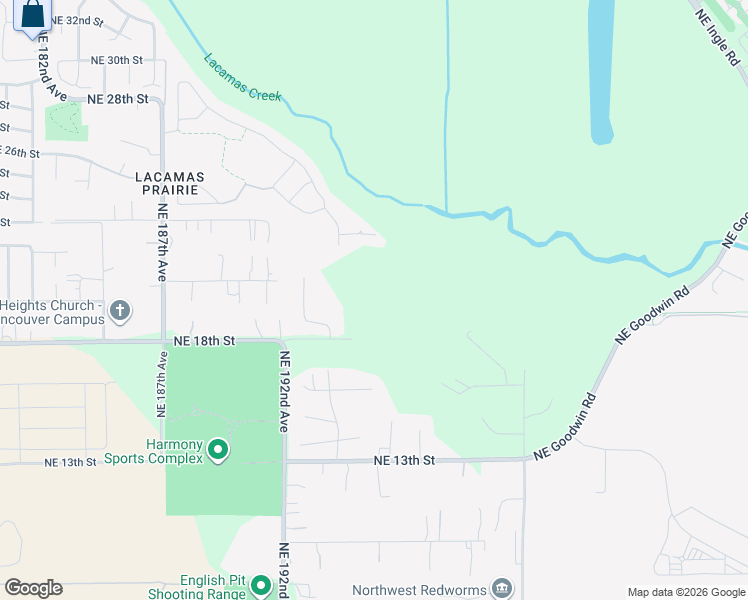 map of restaurants, bars, coffee shops, grocery stores, and more near 1807 Northeast 193rd Court in Vancouver