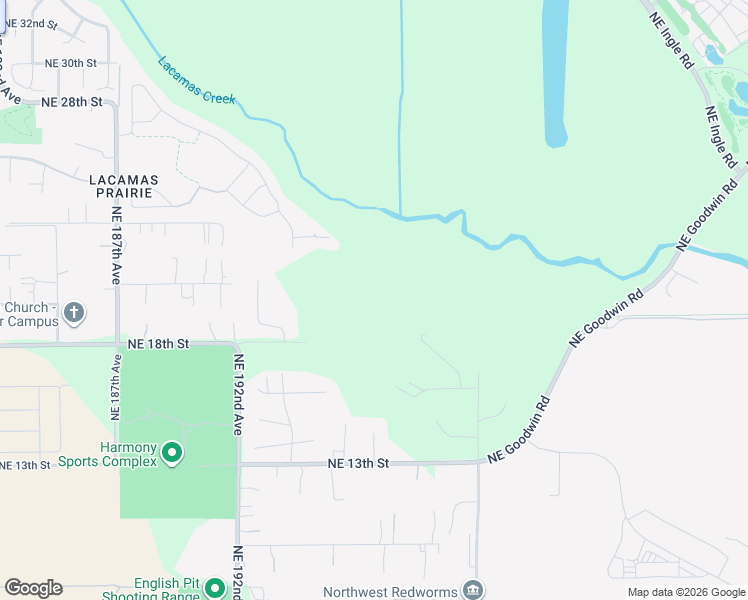 map of restaurants, bars, coffee shops, grocery stores, and more near Northeast 196th Avenue in Clark County