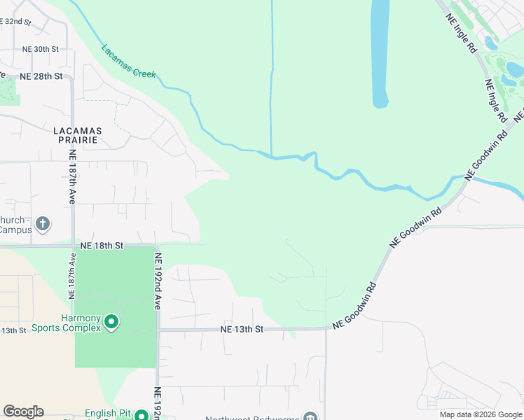 map of restaurants, bars, coffee shops, grocery stores, and more near Northeast 196th Avenue in Clark County