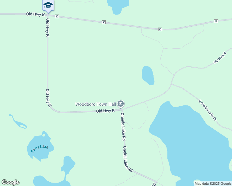 map of restaurants, bars, coffee shops, grocery stores, and more near 8668 Old County K in Harshaw