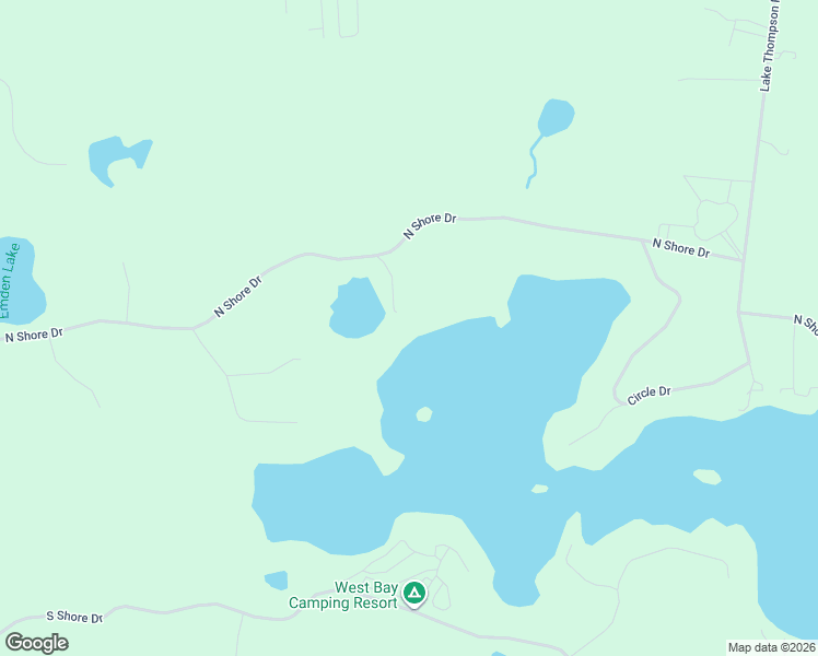 map of restaurants, bars, coffee shops, grocery stores, and more near 4247-4295 North Shore Drive in Rhinelander