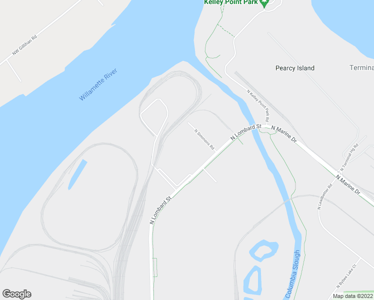 map of restaurants, bars, coffee shops, grocery stores, and more near 15750 North Lombard Street in Portland