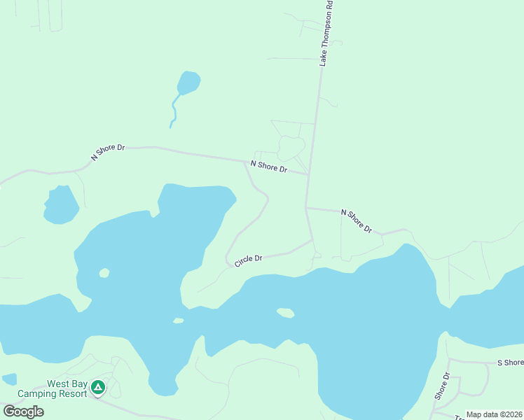 map of restaurants, bars, coffee shops, grocery stores, and more near 4343 Islandview Road in Rhinelander