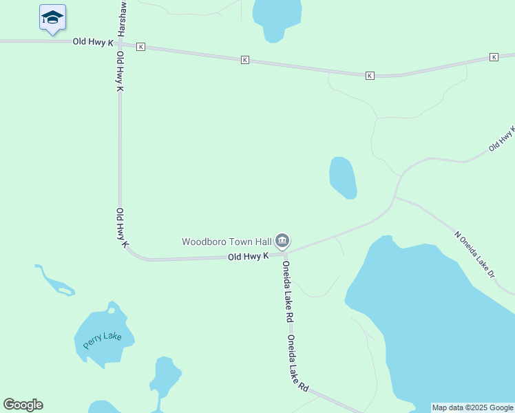 map of restaurants, bars, coffee shops, grocery stores, and more near 8668 Old County K in Harshaw