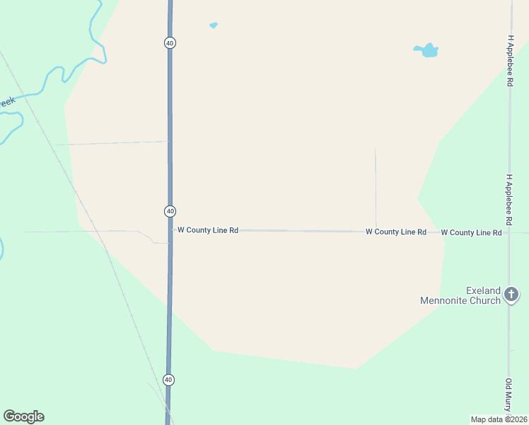 map of restaurants, bars, coffee shops, grocery stores, and more near 10384 County Line Road in Exeland