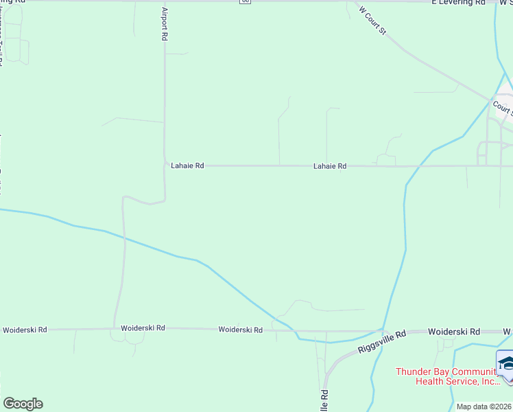 map of restaurants, bars, coffee shops, grocery stores, and more near 1195 Lahaie Road in Cheboygan