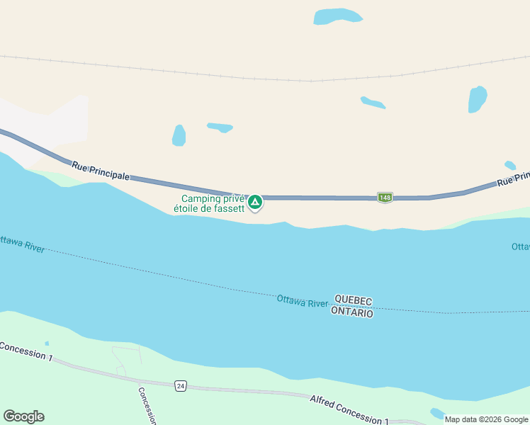 map of restaurants, bars, coffee shops, grocery stores, and more near 11 Rue Principale in Fassett