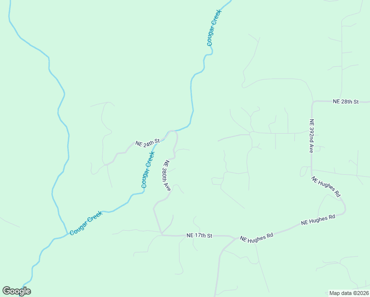 map of restaurants, bars, coffee shops, grocery stores, and more near 2329 Northeast 380th Avenue in Washougal