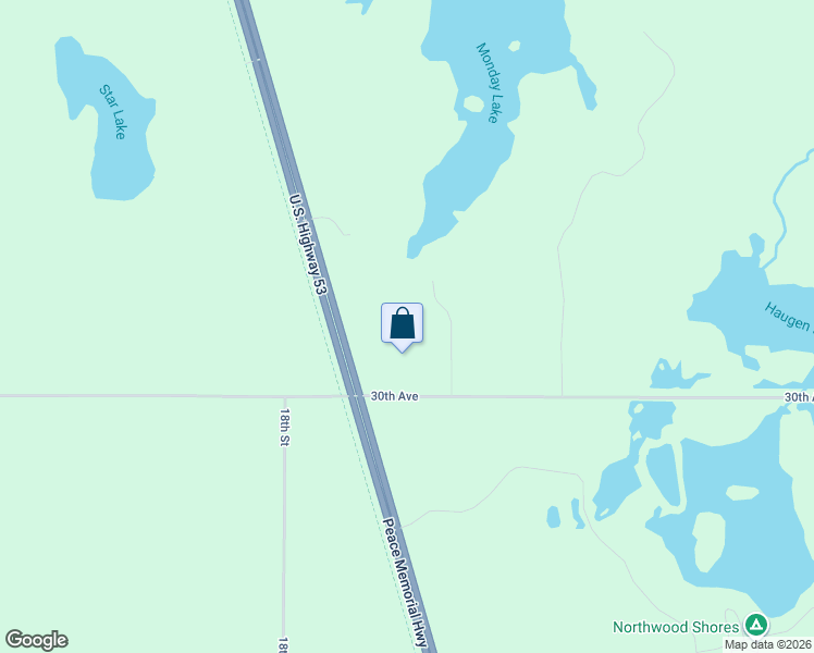 map of restaurants, bars, coffee shops, grocery stores, and more near W4790 30th Avenue in Sarona