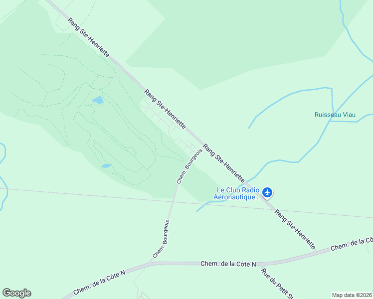 map of restaurants, bars, coffee shops, grocery stores, and more near 9170 Chemin Bourgeois in Mirabel