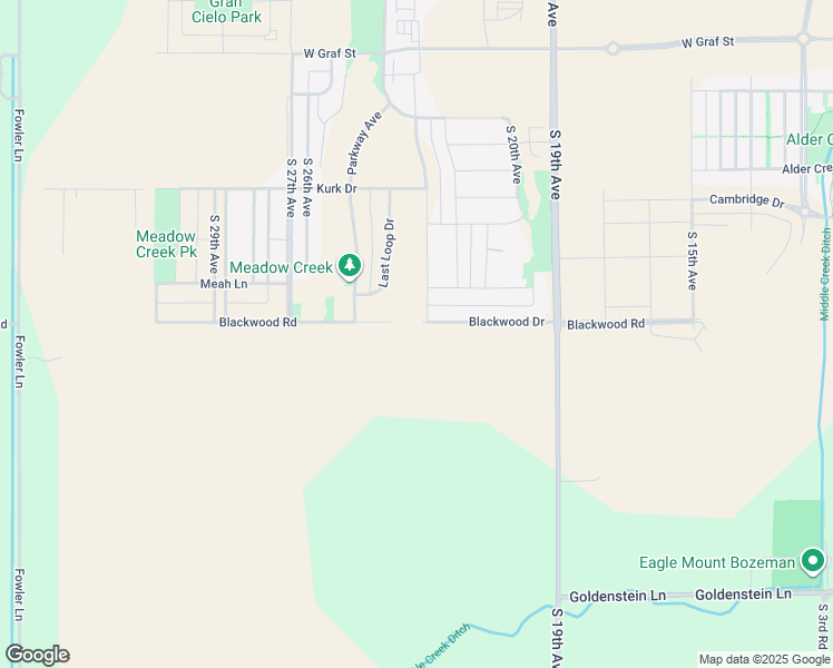 map of restaurants, bars, coffee shops, grocery stores, and more near 3487 South 22nd Avenue in Bozeman