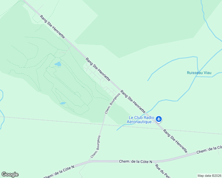 map of restaurants, bars, coffee shops, grocery stores, and more near 9170 Chemin Bourgeois in Mirabel