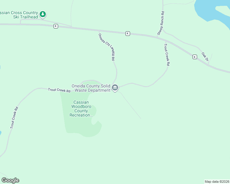 map of restaurants, bars, coffee shops, grocery stores, and more near State Trunk Highway 17 in Rhinelander