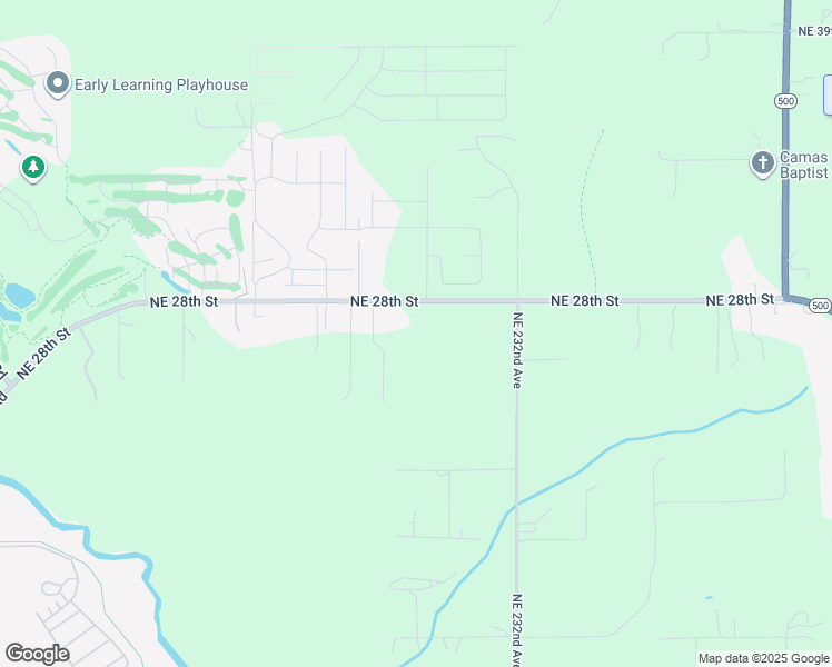 map of restaurants, bars, coffee shops, grocery stores, and more near 22813 Northeast 28th Street in Camas