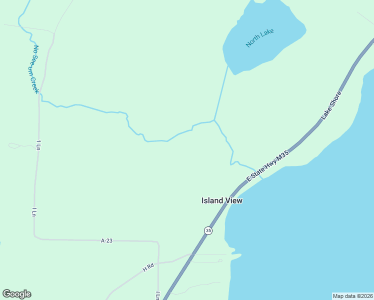 map of restaurants, bars, coffee shops, grocery stores, and more near 2609 Lake Shore in Bark River