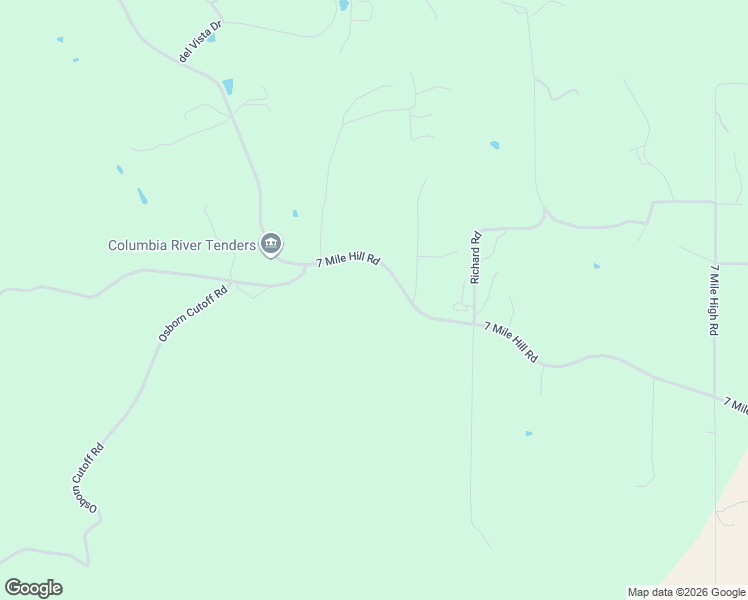 map of restaurants, bars, coffee shops, grocery stores, and more near 7450 7 Mile Hill Road in Mosier