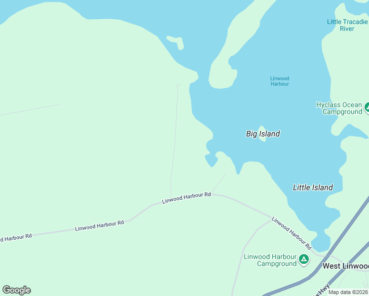 map of restaurants, bars, coffee shops, grocery stores, and more near 64 Linwood Beach Road in Havre Boucher