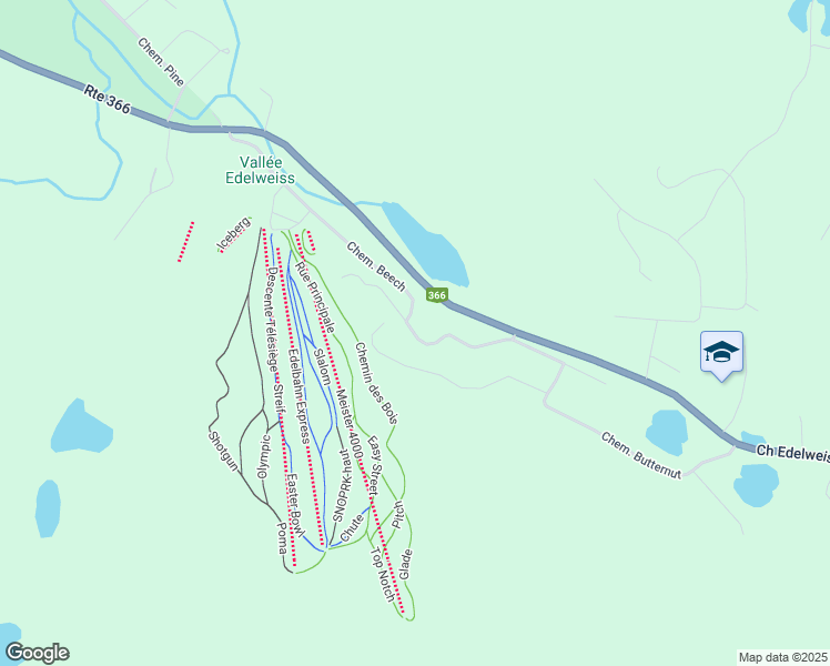 map of restaurants, bars, coffee shops, grocery stores, and more near 54 Chemin Beech in Wakefield