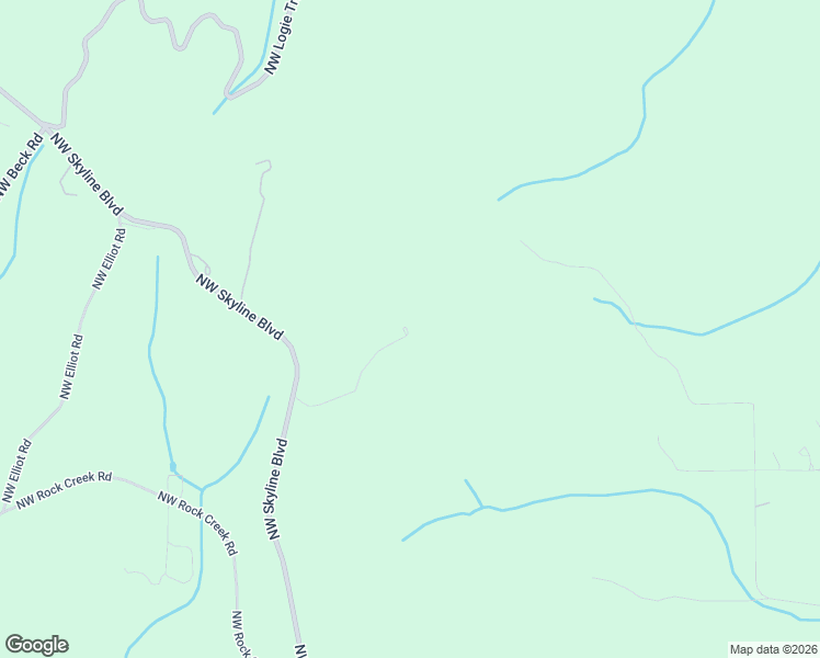 map of restaurants, bars, coffee shops, grocery stores, and more near 16820 Northwest Skyline Boulevard in Portland