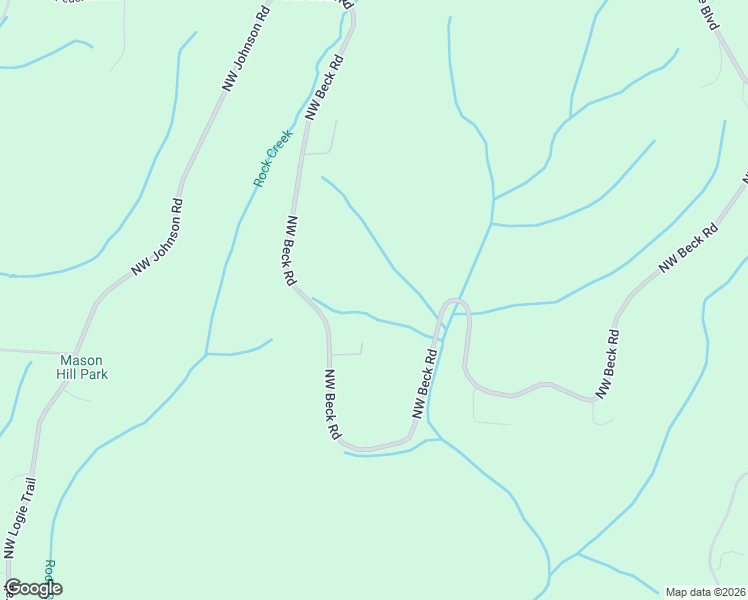 map of restaurants, bars, coffee shops, grocery stores, and more near 23171 Northwest Beck Road in Portland