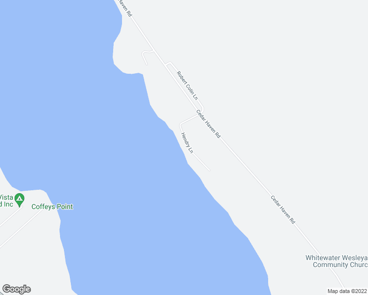 map of restaurants, bars, coffee shops, grocery stores, and more near 58 Hendry Lane in Whitewater Region