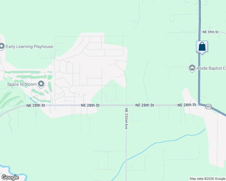 map of restaurants, bars, coffee shops, grocery stores, and more near 5299 North 86th Avenue in Camas