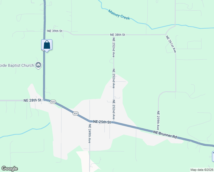 map of restaurants, bars, coffee shops, grocery stores, and more near 2916 Northeast 252nd Avenue in Camas