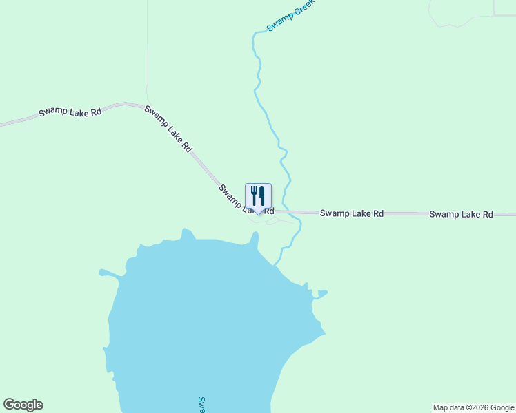 map of restaurants, bars, coffee shops, grocery stores, and more near 10599-10699 Swamp Lake Road in Tomahawk