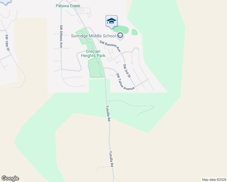 map of restaurants, bars, coffee shops, grocery stores, and more near 402 Southwest Tahoe Avenue in Pendleton