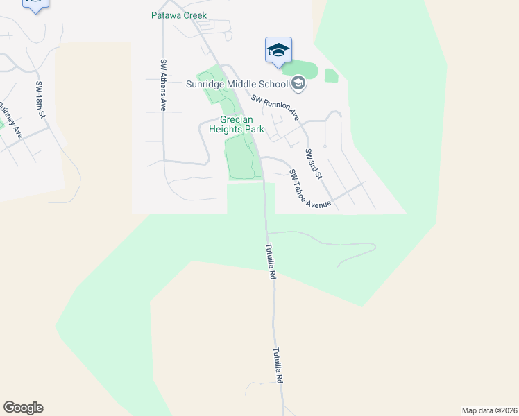 map of restaurants, bars, coffee shops, grocery stores, and more near 2041 Tutuilla Road in Pendleton