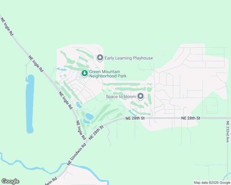 map of restaurants, bars, coffee shops, grocery stores, and more near 6662 North 89th Loop in Camas