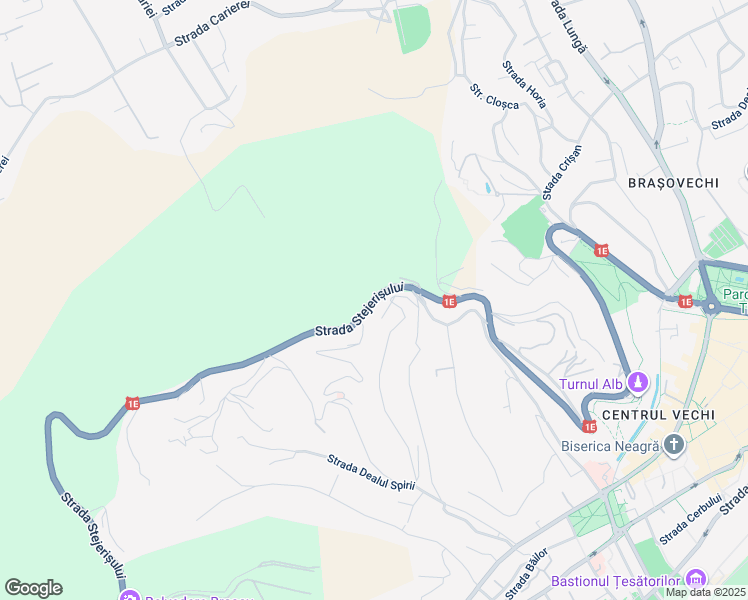 map of restaurants, bars, coffee shops, grocery stores, and more near 30 Strada Stejerișului in Brașov
