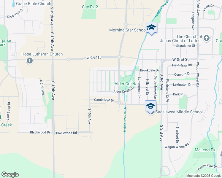 map of restaurants, bars, coffee shops, grocery stores, and more near 3179 Madrona Lane in Bozeman