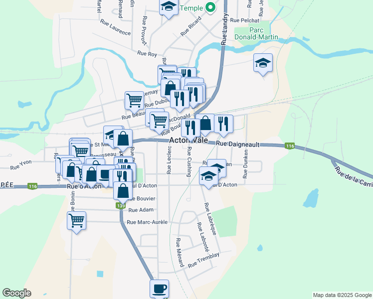 863 Rue Cushing, Acton Vale QC Walk Score