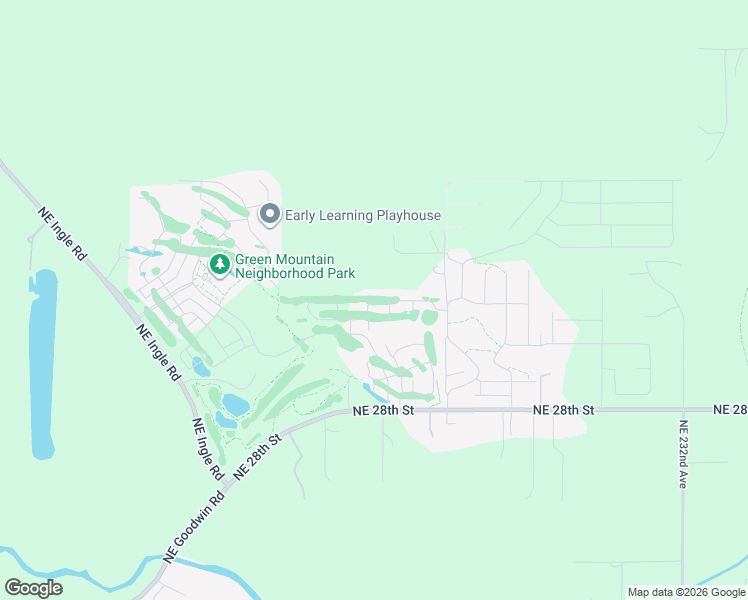 map of restaurants, bars, coffee shops, grocery stores, and more near North 89th Avenue in Camas