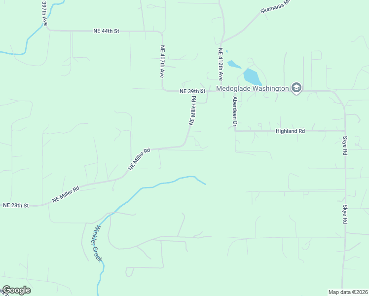 map of restaurants, bars, coffee shops, grocery stores, and more near 40747 Northeast Miller Road in Washougal