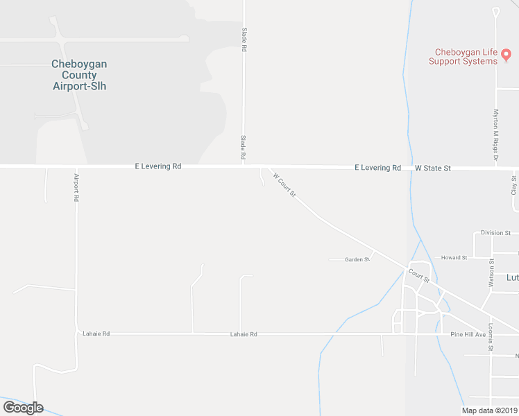 map of restaurants, bars, coffee shops, grocery stores, and more near 959 East Levering Road in Cheboygan