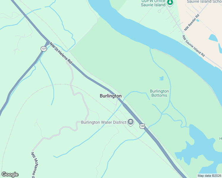 map of restaurants, bars, coffee shops, grocery stores, and more near in Burlington