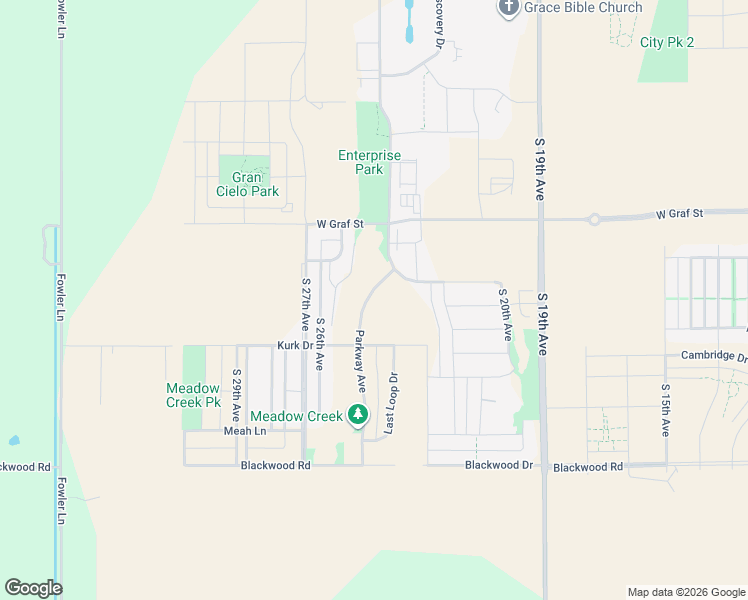 map of restaurants, bars, coffee shops, grocery stores, and more near 3219 Parkway Avenue in Bozeman